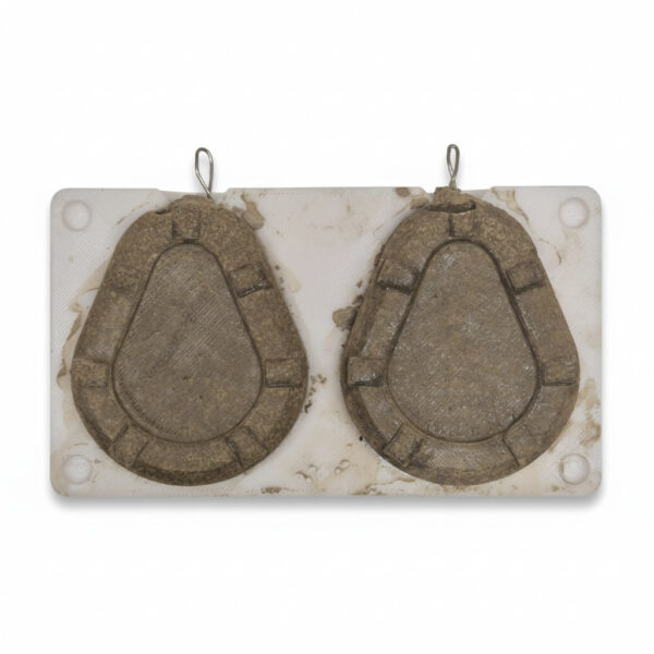 Forma do odlewania ciężarków wędkarskich (łezka) 2x 100g