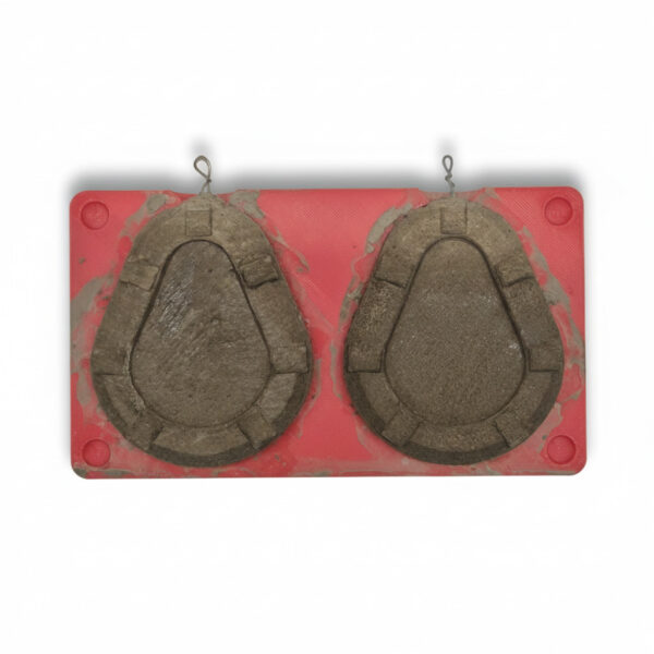 Forma do odlewania ciężarków wędkarskich (łezka) 2x 200g